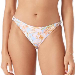 image:imageRoxy Womens Side Tie Cheeky Bikini Bottoms  Low Rise Swimwear UPF 50 Sun ProtectionBlue Multi