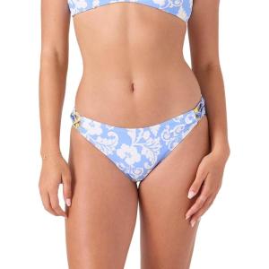 image:imageRoxy Womens Side Tie Cheeky Bikini Bottoms  Low Rise Swimwear UPF 50 Sun ProtectionBlugreen