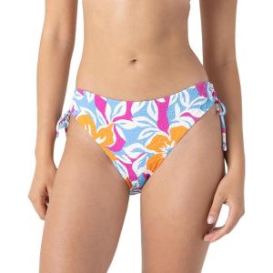 image:imageRoxy Womens Side Tie Cheeky Bikini Bottoms  Low Rise Swimwear UPF 50 Sun ProtectionMulticolor
