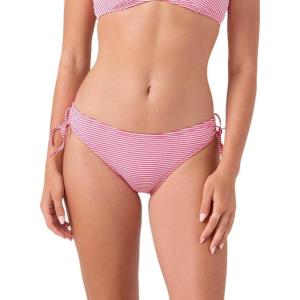 image:imageRoxy Womens Side Tie Cheeky Bikini Bottoms  Low Rise Swimwear UPF 50 Sun ProtectionPinkwht