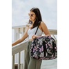 image:imageRoxy Duffel Bag  Travel  Work  Gym  Fitness  Beach  Everyday Carry  Recycled MaterialsFeel Happy  Anthracite Wind Swept Floral