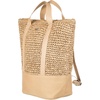 image:imageRoxy Womens Beach Tote Bag  Travel  Vacation  Straw  Lightweight  BreathableBeach Lover  Natural
