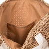 image:imageRoxy Womens Beach Tote Bag  Travel  Vacation  Straw  Lightweight  BreathableBeach Lover  NaturalWhite