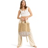 image:imageRoxy Womens Beach Tote Bag  Travel  Vacation  Straw  Lightweight  BreathableBeach Lover  Portabella Tropical Tile