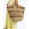 image:imageRoxy Womens Beach Tote Bag  Travel  Vacation  Straw  Lightweight  BreathableCoco Pearl  Natural Sea