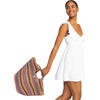 image:imageRoxy Womens Beach Tote Bag  Travel  Vacation  Straw  Lightweight  BreathableCoco Pearl Natural