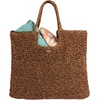 image:imageRoxy Womens Beach Tote Bag  Travel  Vacation  Straw  Lightweight  BreathableCoconut Pie  Anthracite