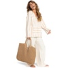 image:imageRoxy Womens Beach Tote Bag  Travel  Vacation  Straw  Lightweight  BreathableCoconut Pie  Natural