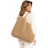 image:imageRoxy Womens Beach Tote Bag  Travel  Vacation  Straw  Lightweight  BreathableCoconut Pie  Natural