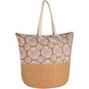 image:imageRoxy Womens Beach Tote Bag  Travel  Vacation  Straw  Lightweight  BreathableWaikiki Life  Portabella Tile