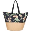image:imageRoxy Womens Beach Tote Bag  Travel  Vacation  Straw  Lightweight  BreathableWaikiki Life  Anthracite Island Escape