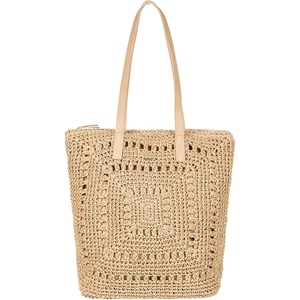 image:imageRoxy Womens Beach Tote Bag  Travel  Vacation  Straw  Lightweight  BreathableCoco Cool  Natural