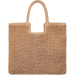 image:imageRoxy Womens Beach Tote Bag  Travel  Vacation  Straw  Lightweight  BreathableCoconut Pie  Natural
