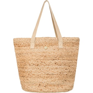 image:imageRoxy Womens Beach Tote Bag  Travel  Vacation  Straw  Lightweight  BreathableRitual Kiss  Natural