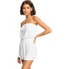 image:imageRoxy Womens Summer Romper  UPF 50 QuickDry Stretch Fabric Casual Beachwear Swimsuit Cover UpBright White