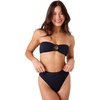 image:imageRoxy Womens Bikini Bottoms  Tummy Control Stretch Swimwear UPF 50 Pool Surf Swim and BeachwearBlack