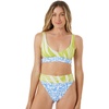 image:imageRoxy Womens Bikini Bottoms  Tummy Control Stretch Swimwear UPF 50 Pool Surf Swim and BeachwearKiwi
