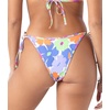image:imageRoxy Womens Bikini Bottoms  UPF 50 QuickDry Stretch Fabric Side Tie Checky Swimsuit BottomsLime