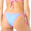 image:imageRoxy Womens Bikini Bottoms  UPF 50 QuickDry Stretch Fabric Side Tie Checky Swimsuit BottomsMulti