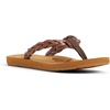 image:imageRoxy Womens Feel Breezie Braided Flip Flop SandalBrown