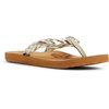 image:imageRoxy Womens Feel Breezie Braided Flip Flop SandalChampagne