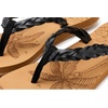 image:imageRoxy Womens Feel Breezie Braided Flip Flop SandalSmooth Black