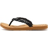 image:imageRoxy Womens Feel Breezie Braided Flip Flop SandalSmooth Black
