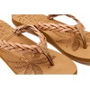 image:imageRoxy Womens Feel Breezie Braided Flip Flop SandalSmooth Open Tan