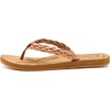 image:imageRoxy Womens Feel Breezie Braided Flip Flop SandalSmooth Open Tan