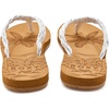 image:imageRoxy Womens Feel Breezie Braided Flip Flop SandalSmooth White