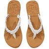 image:imageRoxy Womens Feel Breezie Braided Flip Flop SandalSmooth White