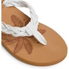 image:imageRoxy Womens Feel Breezie Braided Flip Flop SandalWhite