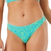 image:imageRoxy Womens Reversible Bikini Bottoms  UPF 50 QuickDry Stretch Fabric Swimsuit BottomsCyan