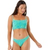 image:imageRoxy Womens Reversible Bikini Bottoms  UPF 50 QuickDry Stretch Fabric Swimsuit BottomsCyan