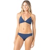image:imageRoxy Womens Reversible Bikini Bottoms  UPF 50 QuickDry Stretch Fabric Swimsuit BottomsNavy Mix