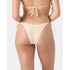 image:imageRoxy Womens Side Tie Bikini Bottoms  UPF 50 QuickDry Stretch Fabric Swimsuit Cheeky BottomsCream