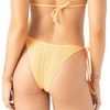image:imageRoxy Womens Side Tie Bikini Bottoms  UPF 50 QuickDry Stretch Fabric Swimsuit Cheeky BottomsPapaya