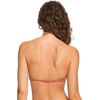 image:imageRoxy Womens Wild Babe Fixed Tri Bikini TopMarsala