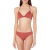 image:imageRoxy Womens Wild Babe Fixed Tri Bikini TopMarsala
