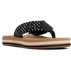 image:imageRoxy womens Colbee Hi Flip Flop SandalBlack Woven