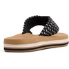 image:imageRoxy womens Colbee Hi Flip Flop SandalBlack Woven