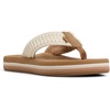 image:imageRoxy womens Colbee Hi Flip Flop SandalCream