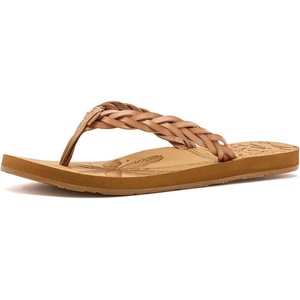 image:imageRoxy Womens Feel Breezie Braided Flip Flop SandalSmooth Open Tan