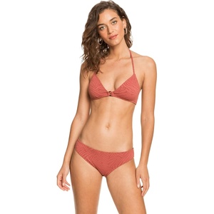 image:imageRoxy Womens Wild Babe Fixed Tri Bikini TopMarsala