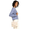image:imageRoxy Womens As You Can Stylish Compact Crossbody Bag with Adjustable Straps and Snap ClosureParchment