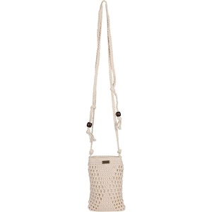 image:imageRoxy Womens Phone Sling  Corduroy  Crochet  Woven  Bag  Travel  Beach  VacationChips and Guacamole  Egret