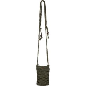 image:imageRoxy Womens Phone Sling  Corduroy  Crochet  Woven  Bag  Travel  Beach  VacationChips and Guacamole  Oil Green