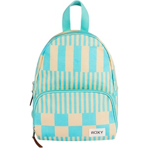 image:imageRoxy Womens Always Core Backpack  Travel  Everyday Carry  Beach  Polyester  8L Capacity  Camel Sunsquare AXBig Brella Check Turquoise