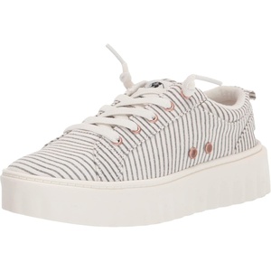 image:imageRoxy Womens Sheilahh Platform Slip On SneakersBlack Pinstripe