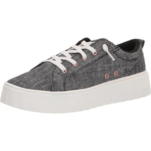 image:imageRoxy Womens Sheilahh Platform Slip On SneakersBlackWhite 213